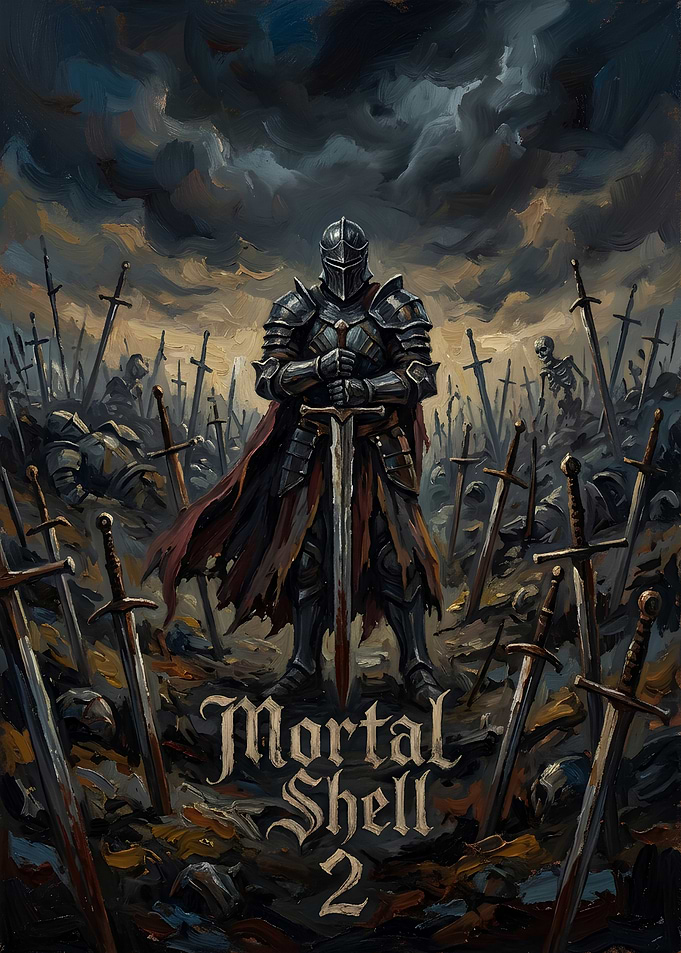 Mortal Shell 2 Knight Battlefield Poster