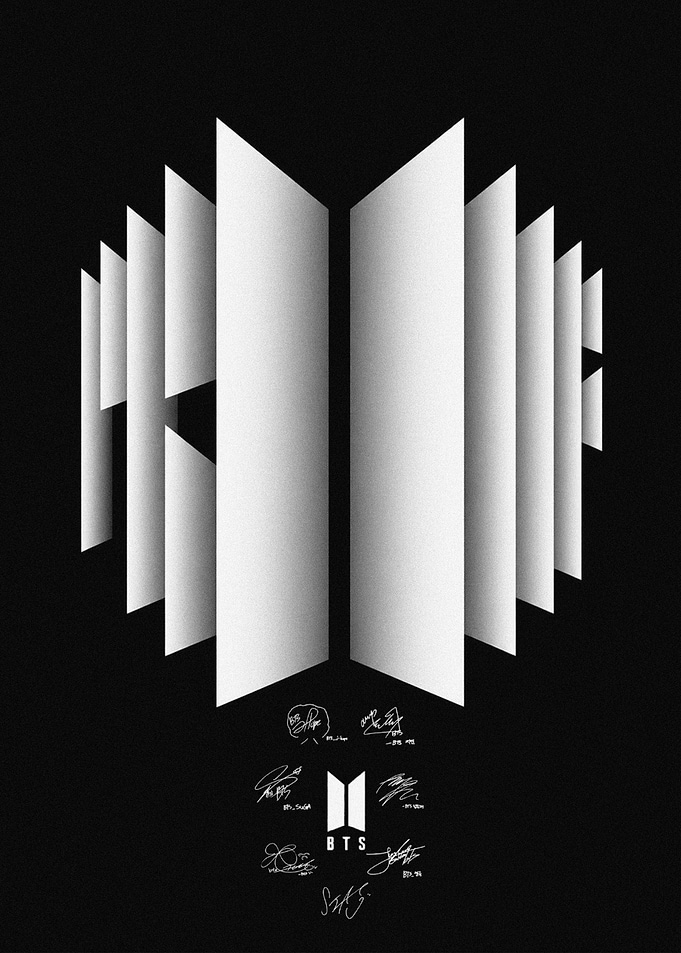 BTS Proof Album Logo Poster