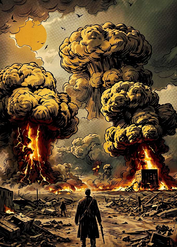 Nuclear Wasteland Survival Comic Ar