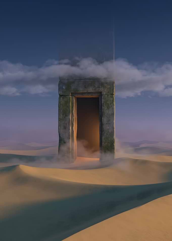 Ancient Desert Door Mystery Portal
