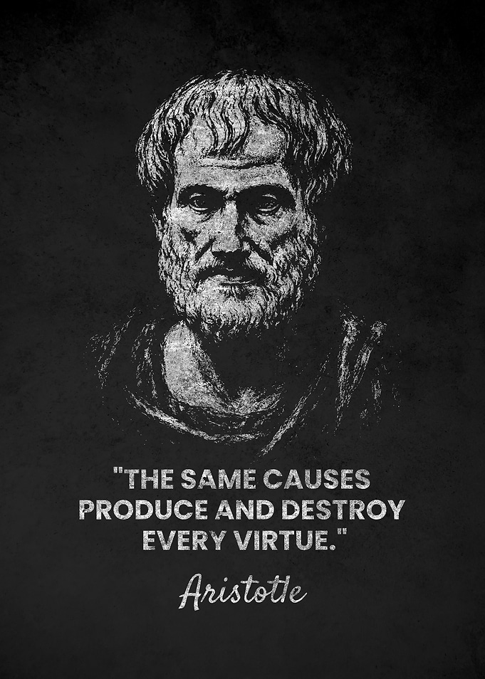 Aristotle Virtue Quote Inspirational