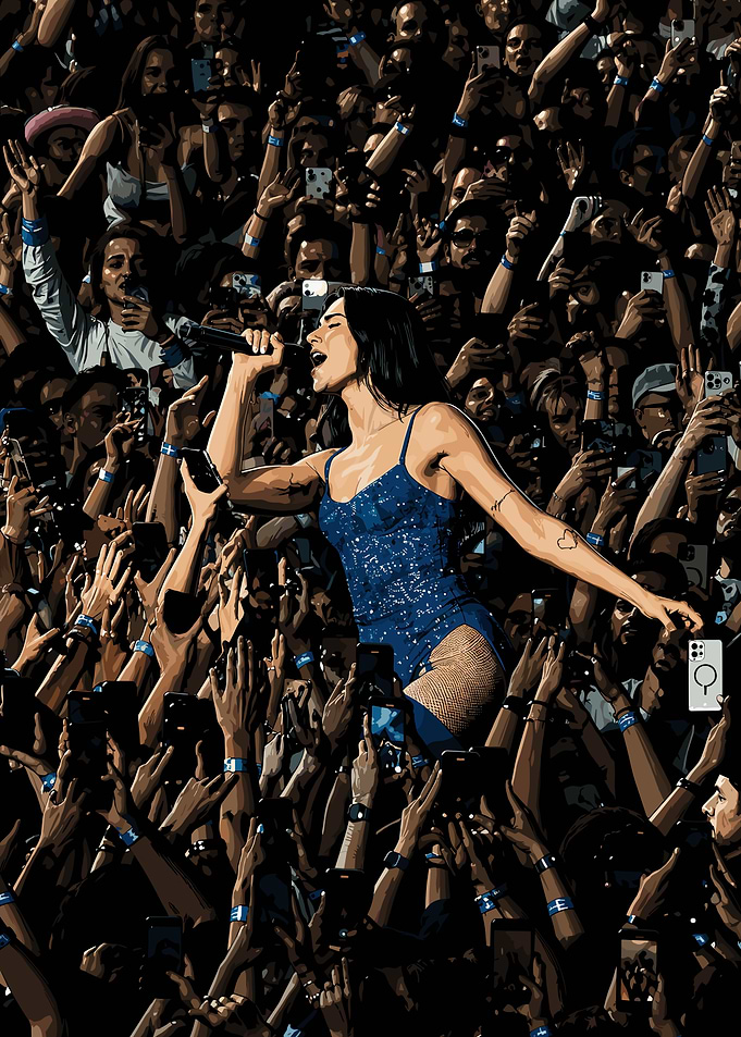 Dua Lipa Performing Live Concert
