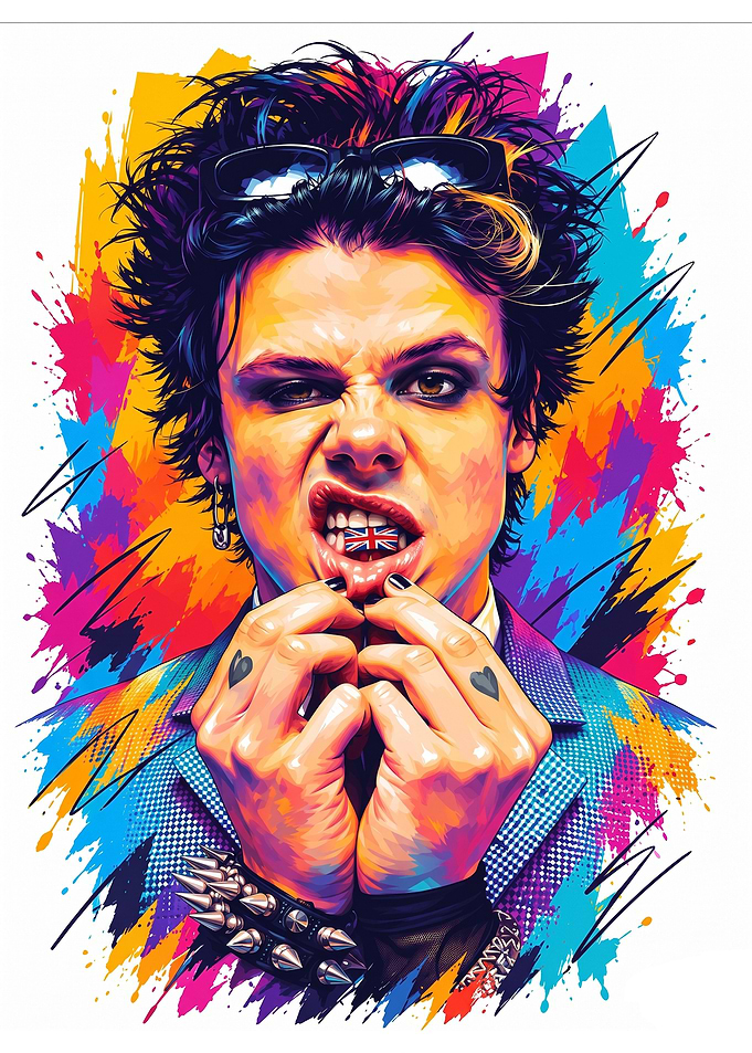 Yungblud Pop Art Portrait