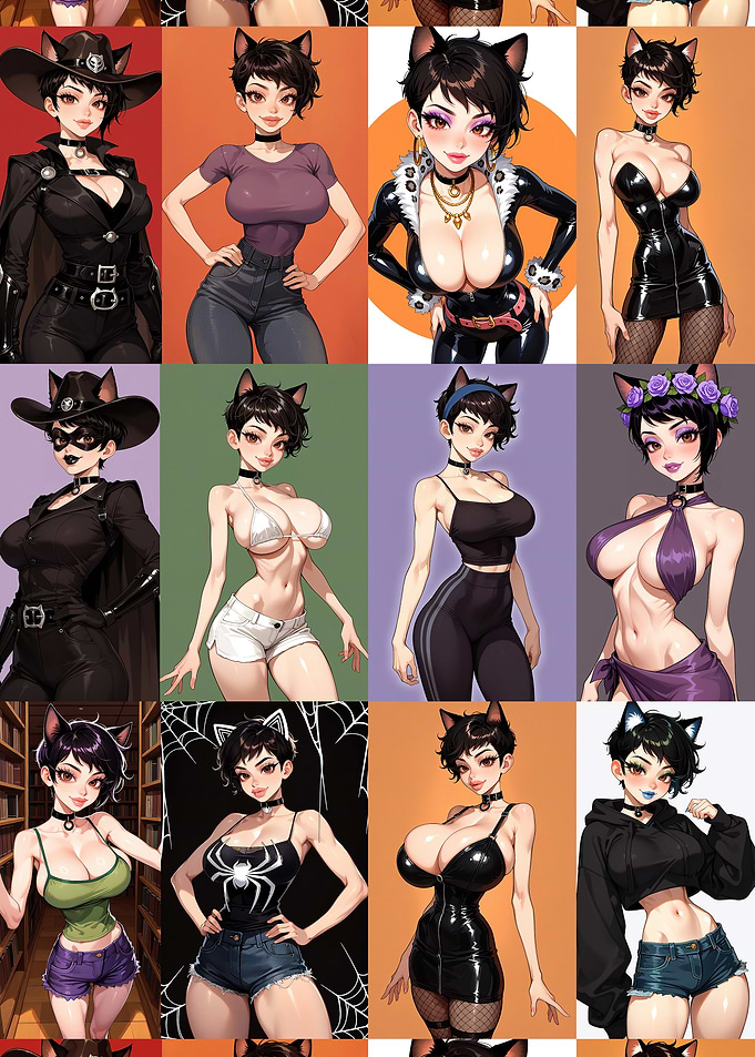 Anime Girl collage