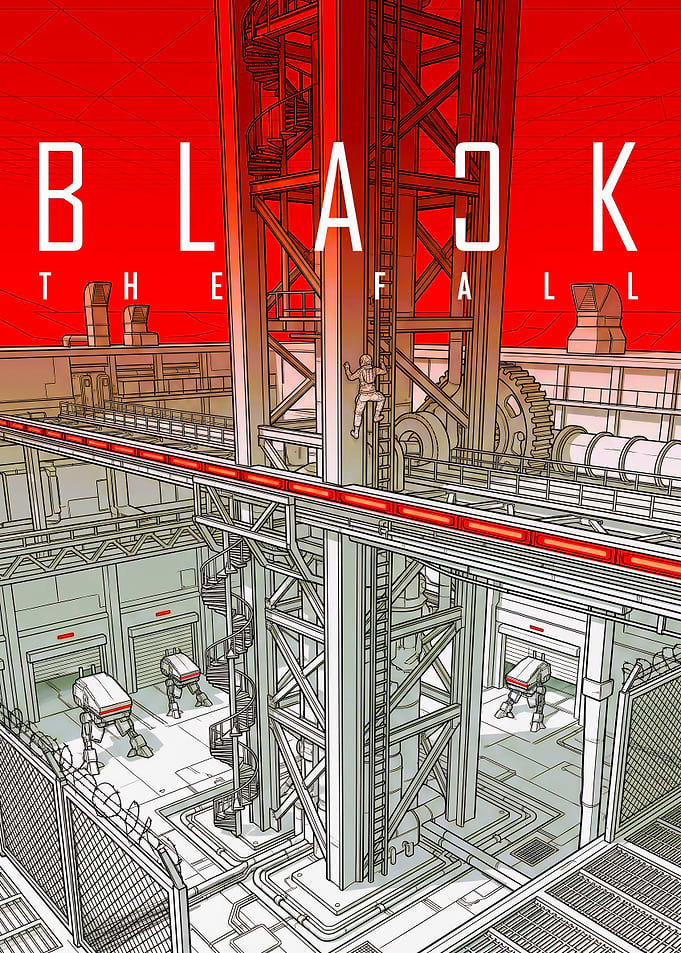 Black The Fall Game Poster