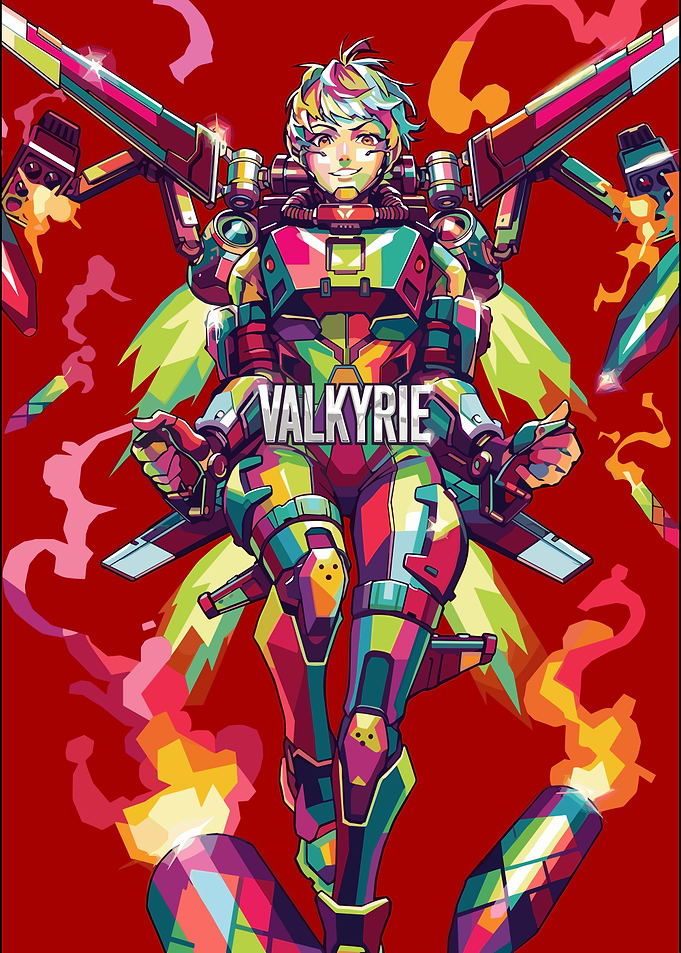 Valkyrie Pop Art Mech Warrior