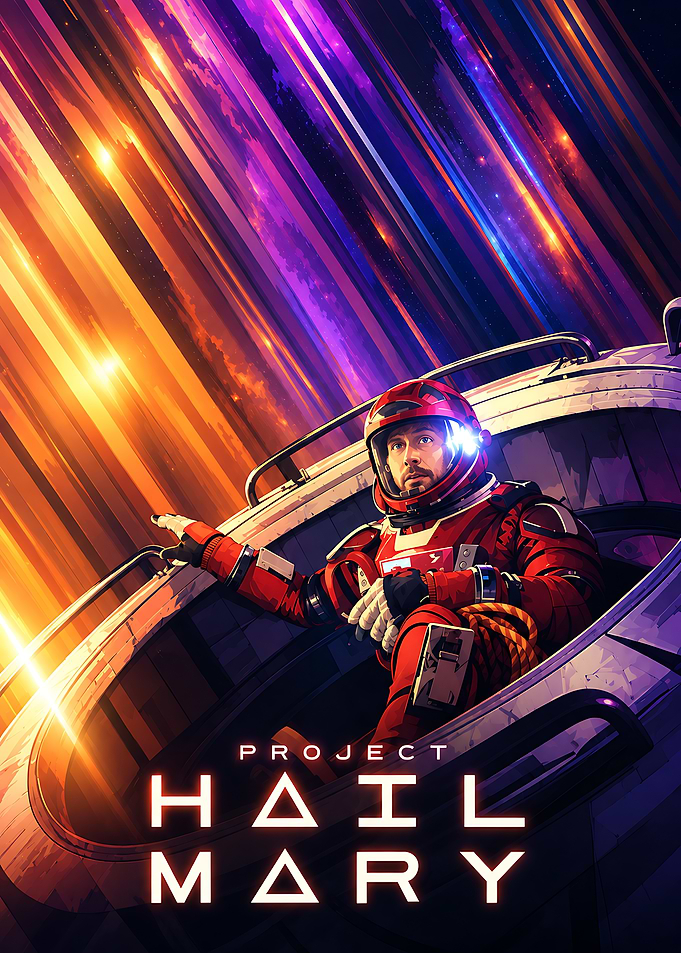 Project Hail Mary Space Poster