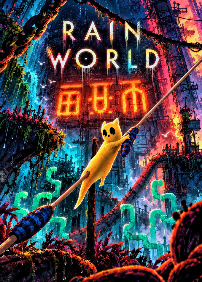 Rain World Video Game Poster
