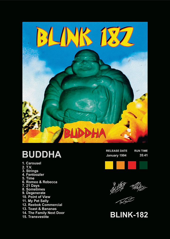 Blink-182 Buddha Album Poster
