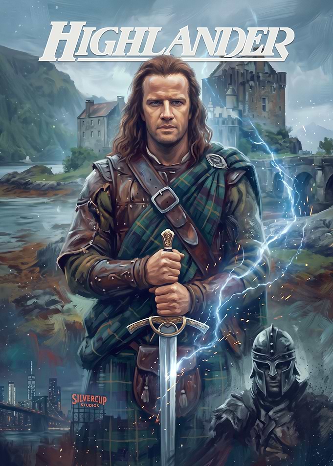 Highlander Movie Poster Art