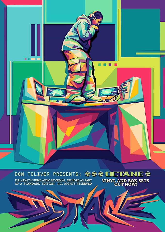 Don Toliver Octane Pop Art Poster