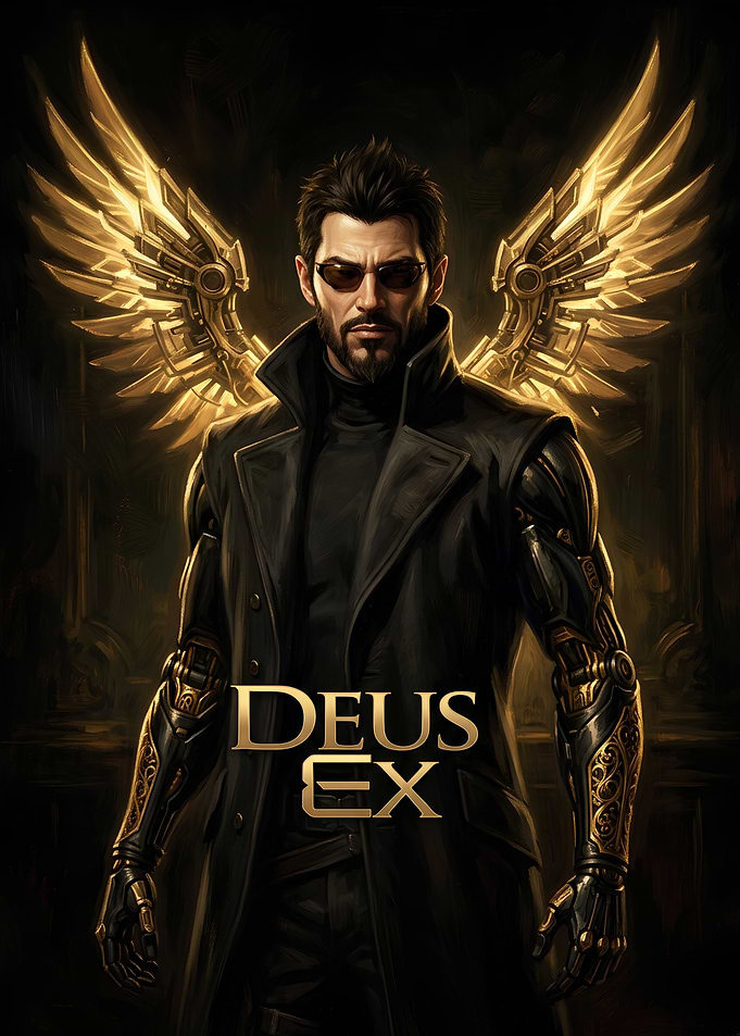 Adam Jensen Deus Ex Poster