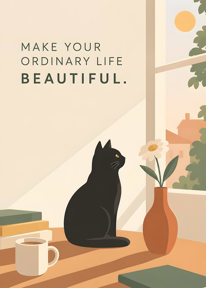 Make Your Ordinary Life Beautiful Poster
