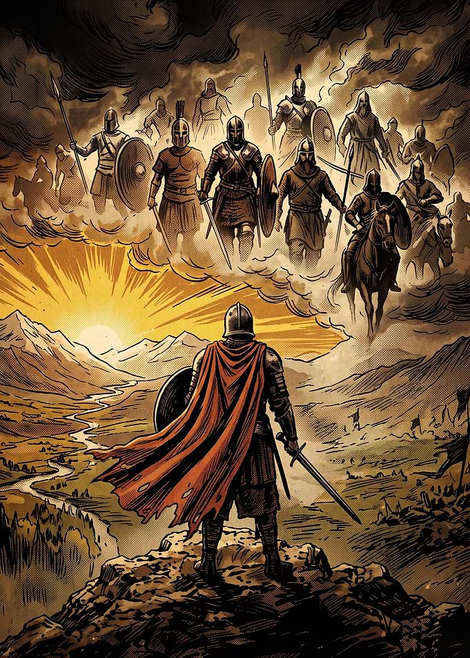 Spartan Warrior Epic Battle Art Pos