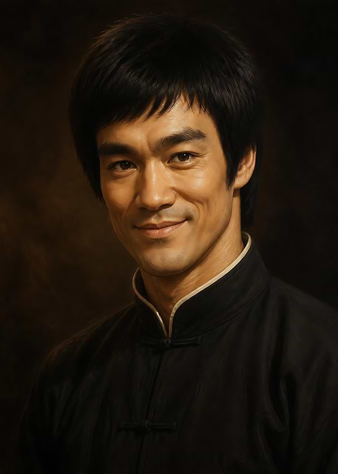 Portrait of Bruce Lee