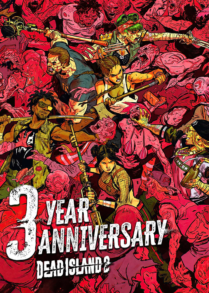 Dead Island 2 Anniversary Artwork