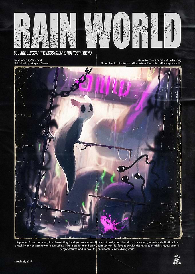Rain World Video Game Poster