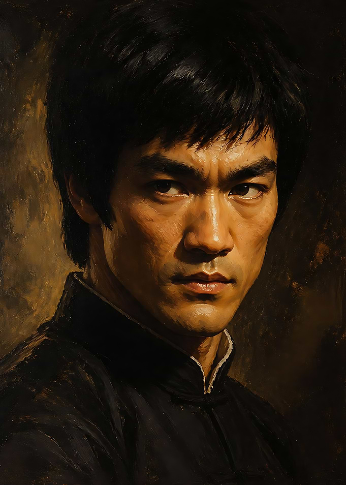 Portrait of Bruce Lee