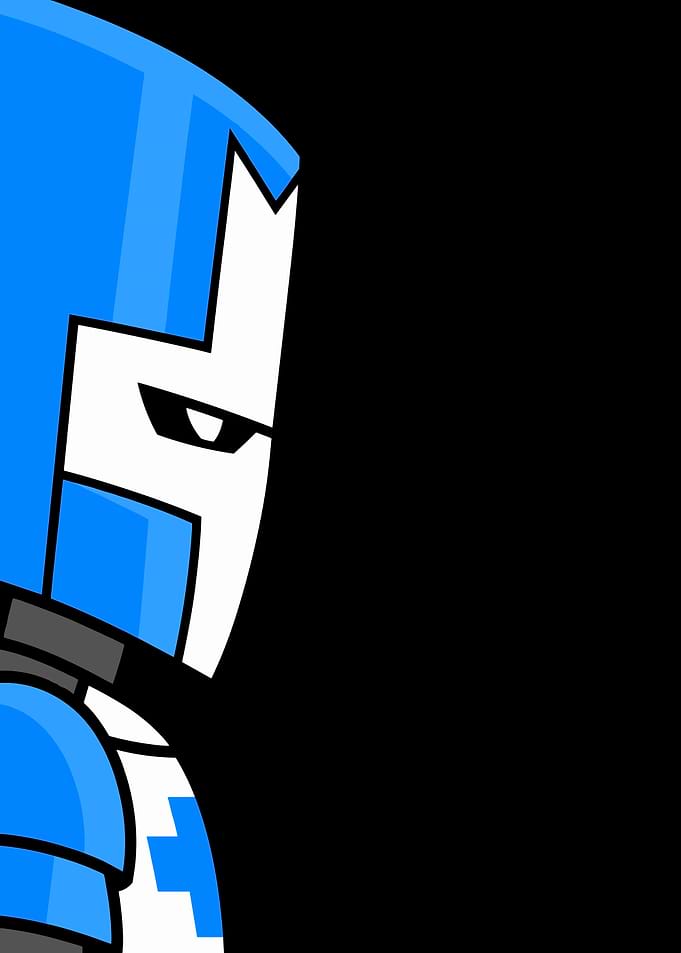 Blue Knight from Castle Crashers