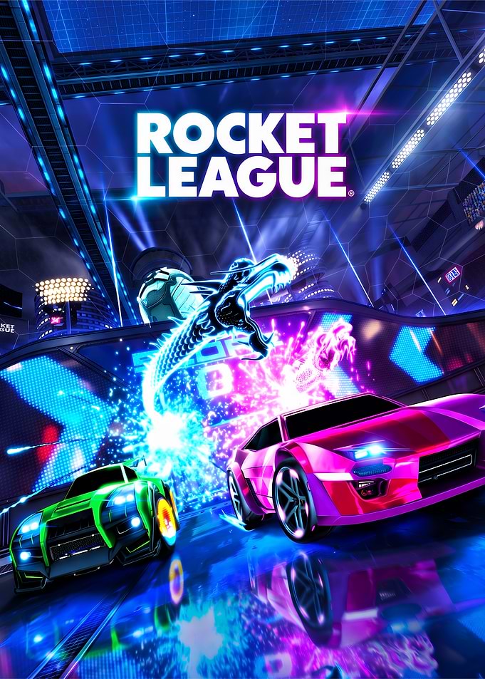 Rocket League Neon Arena Action
