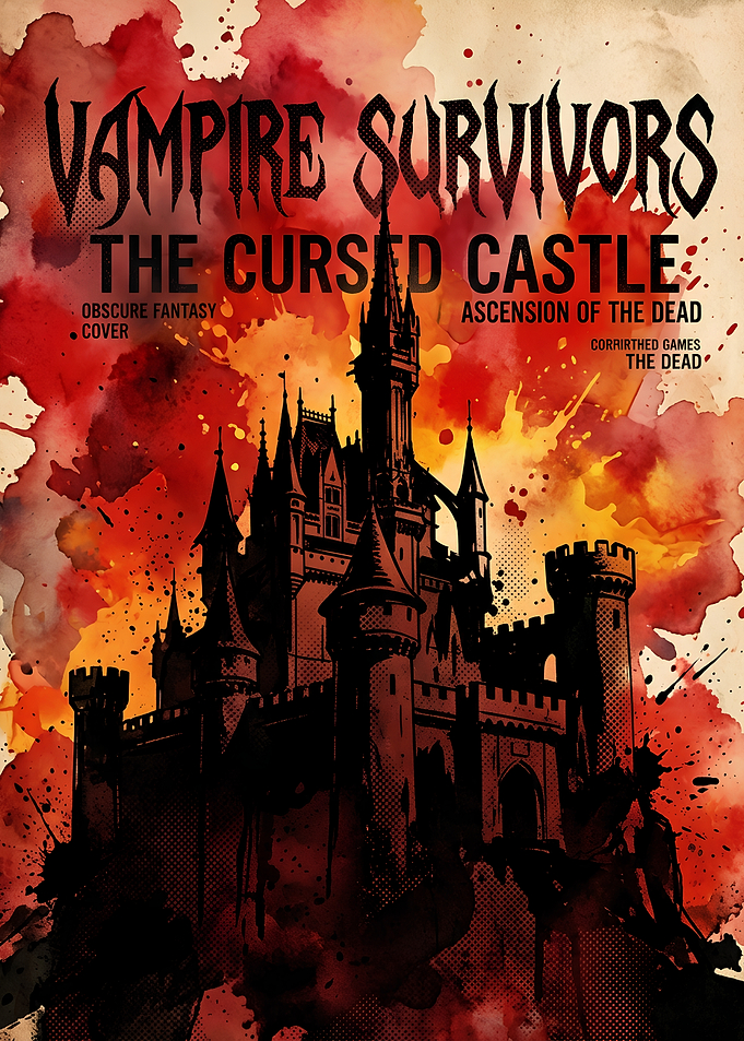 Vampire Survivors The Cursed Castle Poster