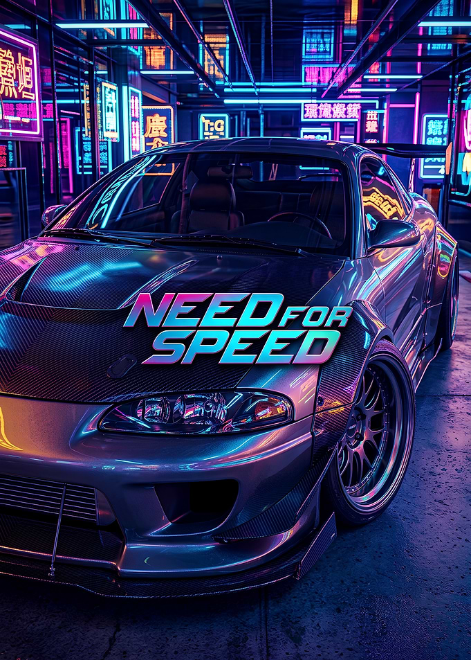 Need for Speed Neon Sports Car