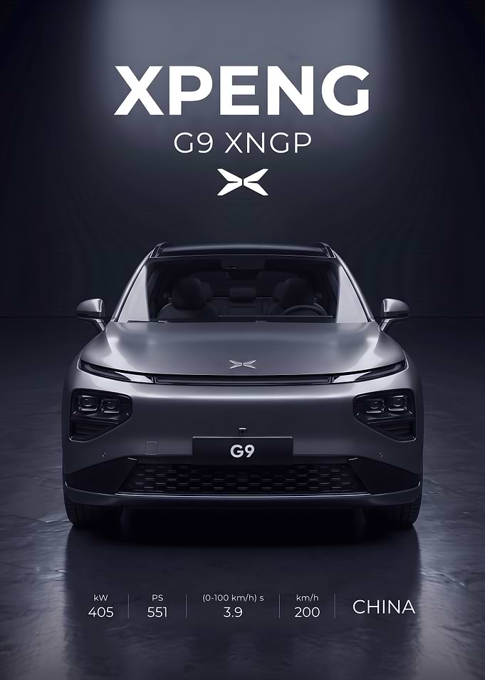 XPENG G9 Electric SUV Promotional Poster