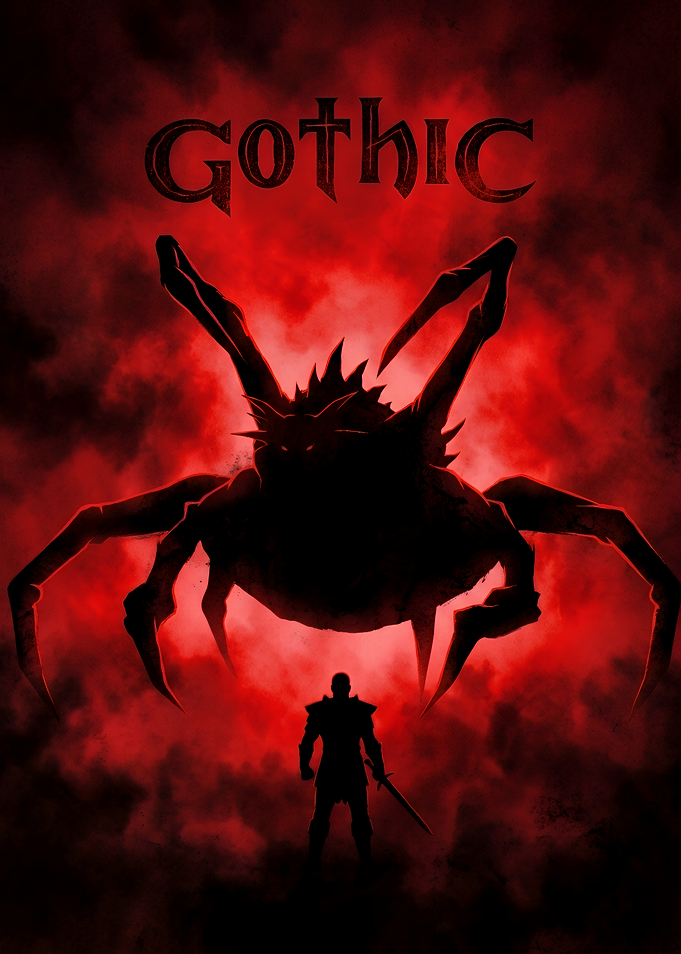 Gothic Game Fan Art Poster