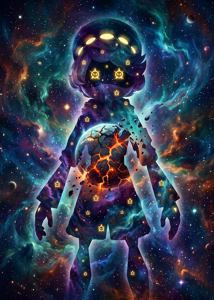 Uzi Doorman Cosmic Entity Art