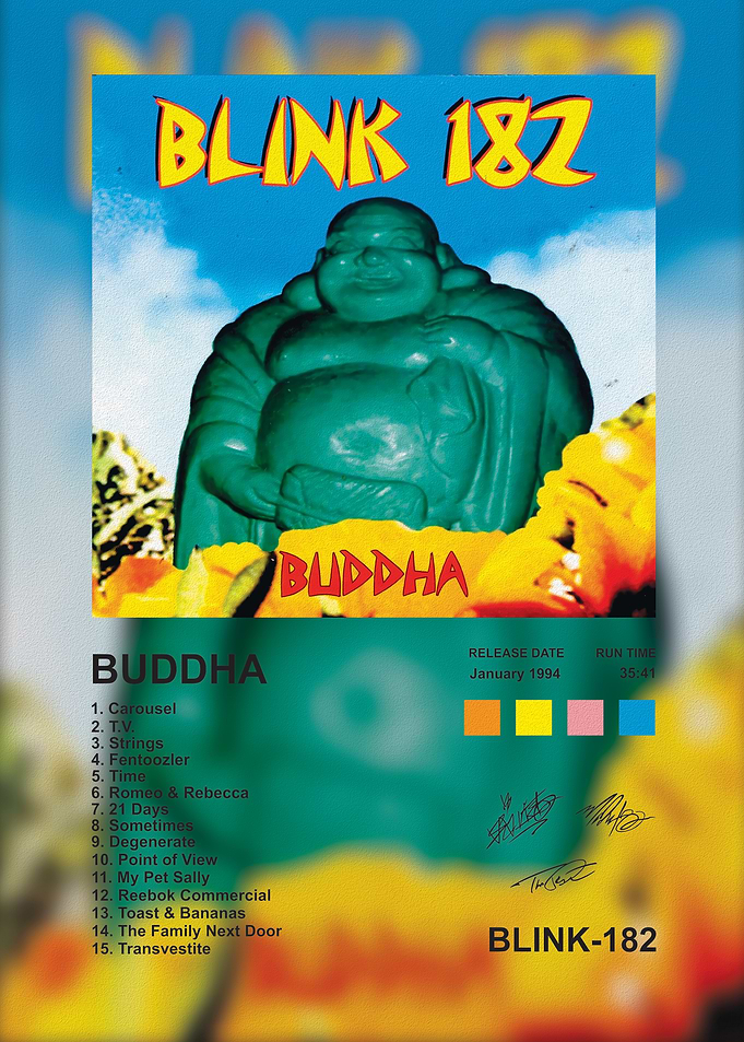 Blink-182 Buddha Album Poster