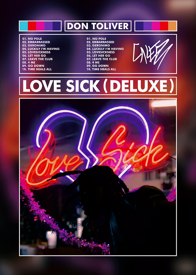 Don Toliver Love Sick Deluxe Poster