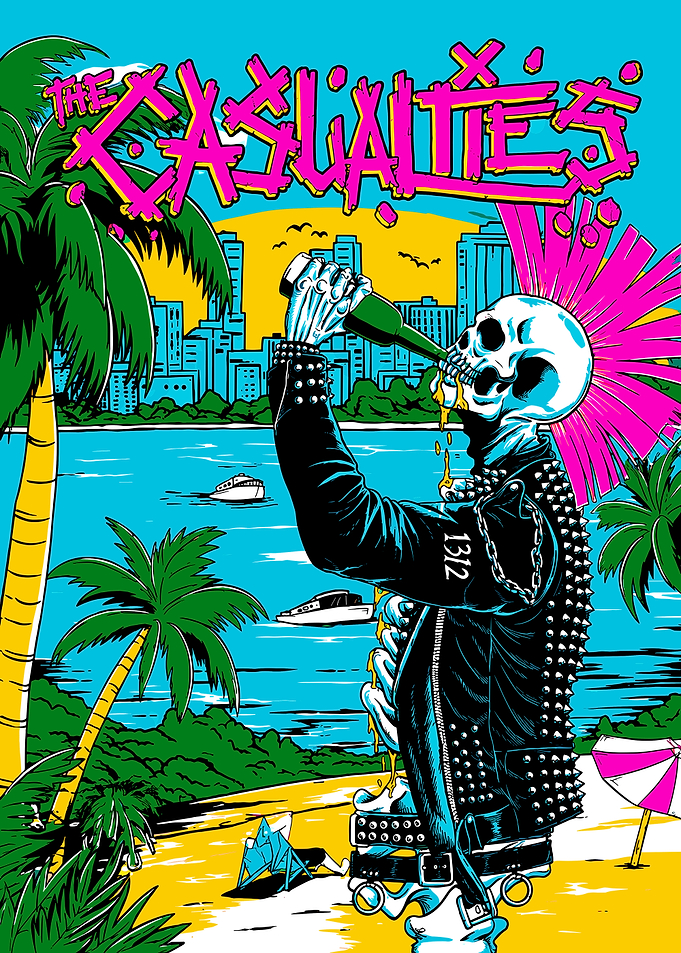 The Casualties Punk Rock Poster