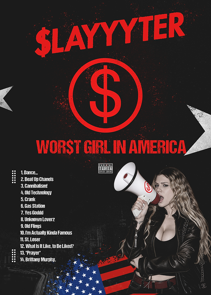 $layyyter Worst Girl in America Album Cover