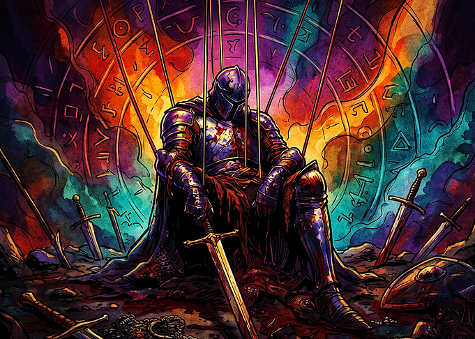 Knight Marionette Dark Fantasy Post