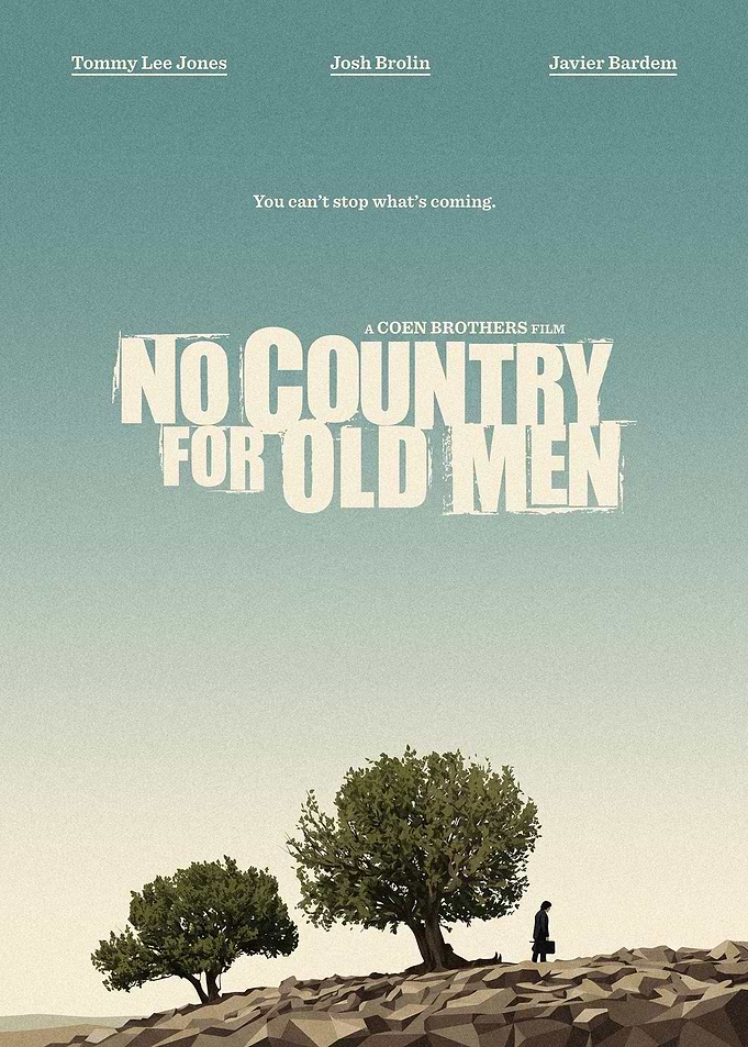 No Country for Old Men Illustration Poster
