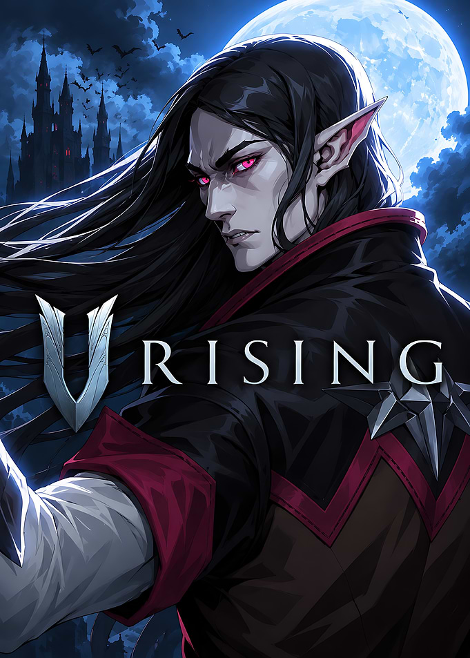 V Rising Vampire Game Poster