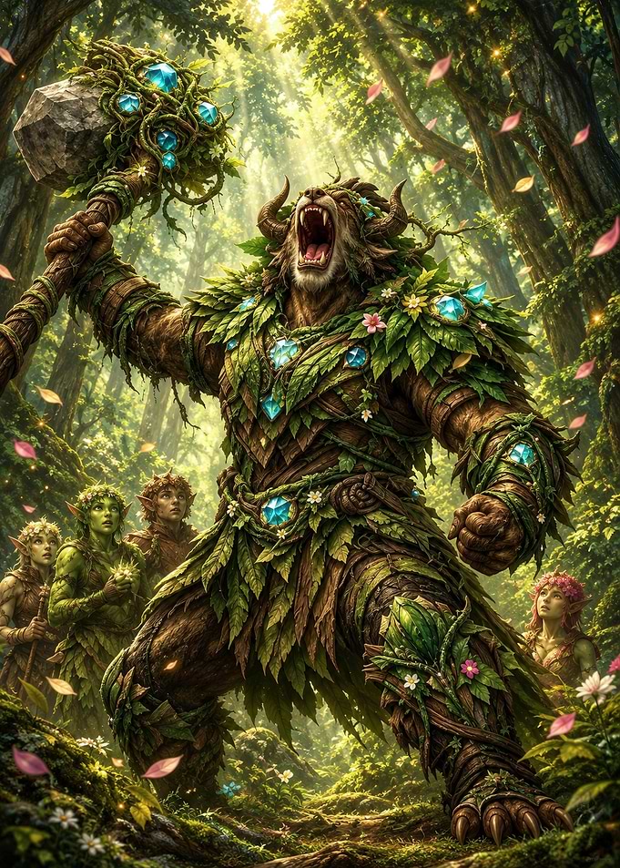 Beast Guardian of the Enchanted Forest