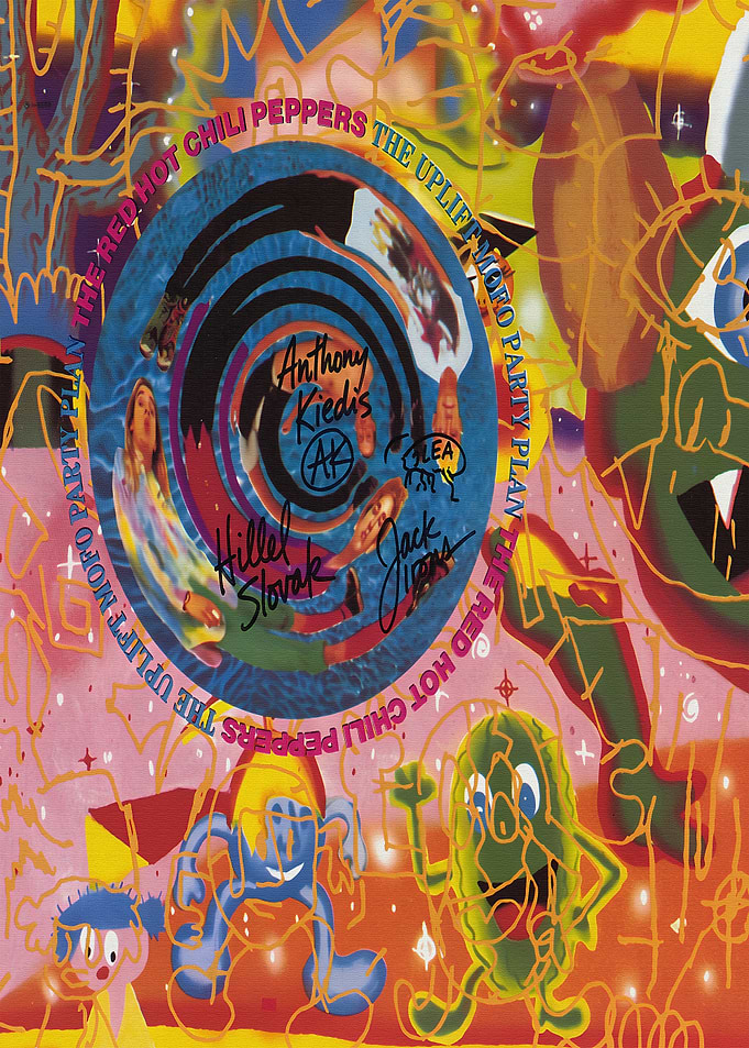Red Hot Chili Peppers Signed Poster