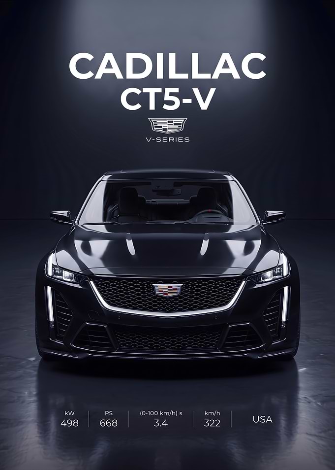 Cadillac CT5-V Blackwing Performance Poster