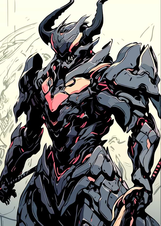 Dark Armored Demon Warrior