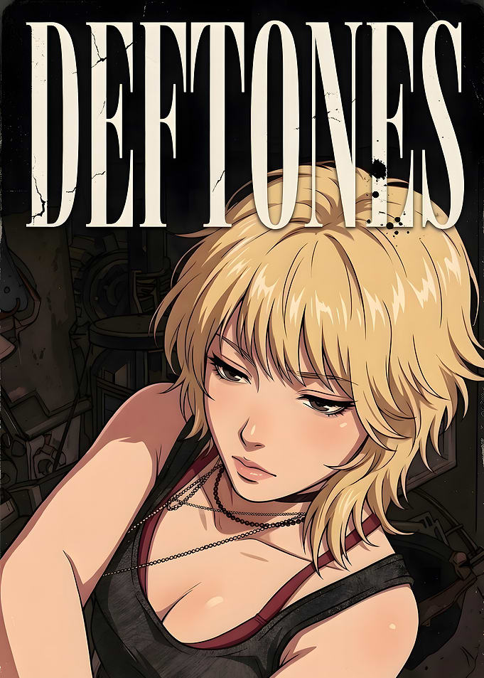 Deftones Anime Style Fan Art Poster