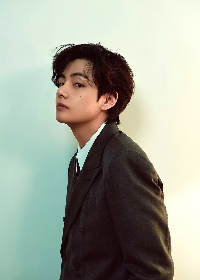 V BTS Portrait Poster