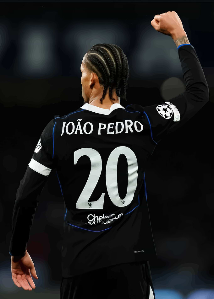 João Pedro Soccer Jersey Celebration