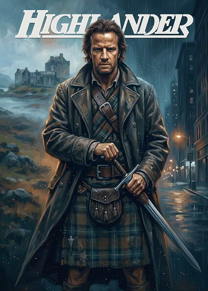 Highlander Movie Poster Art