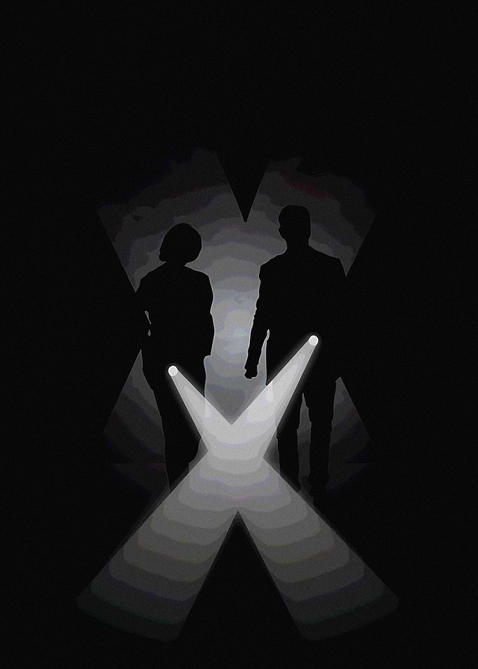 The X-Files Silhouette Poster