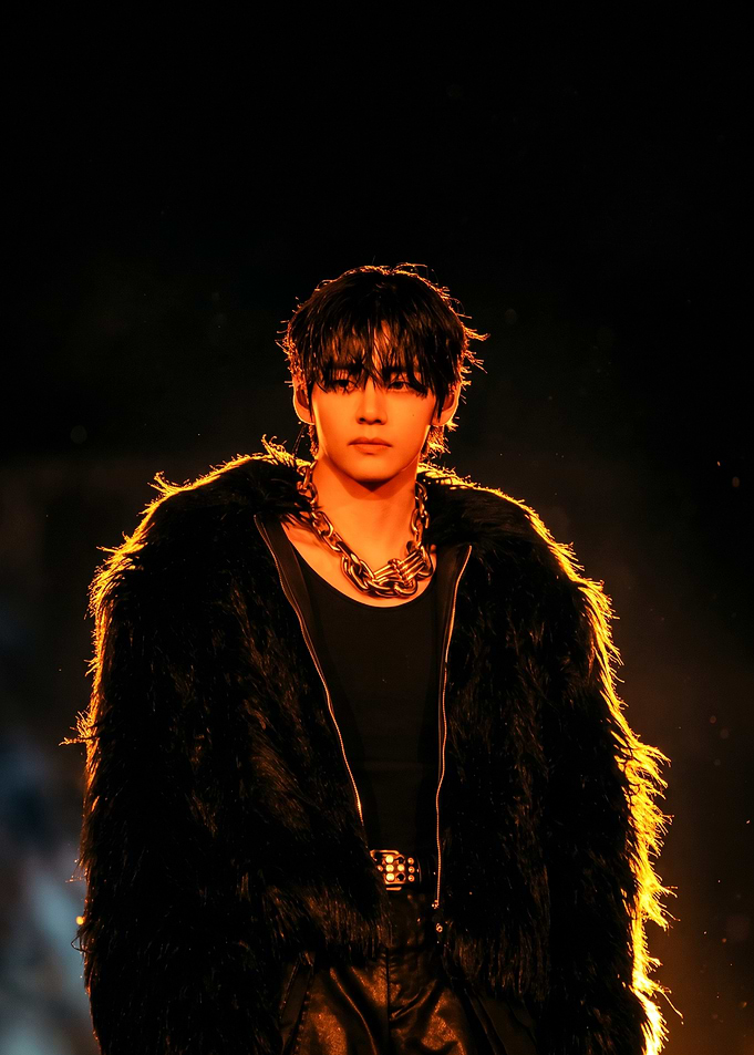 V BTS Portrait Poster