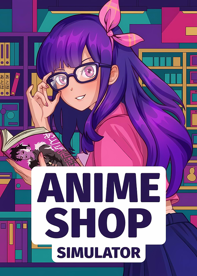 Anime Shop Simulator Game Cover Art