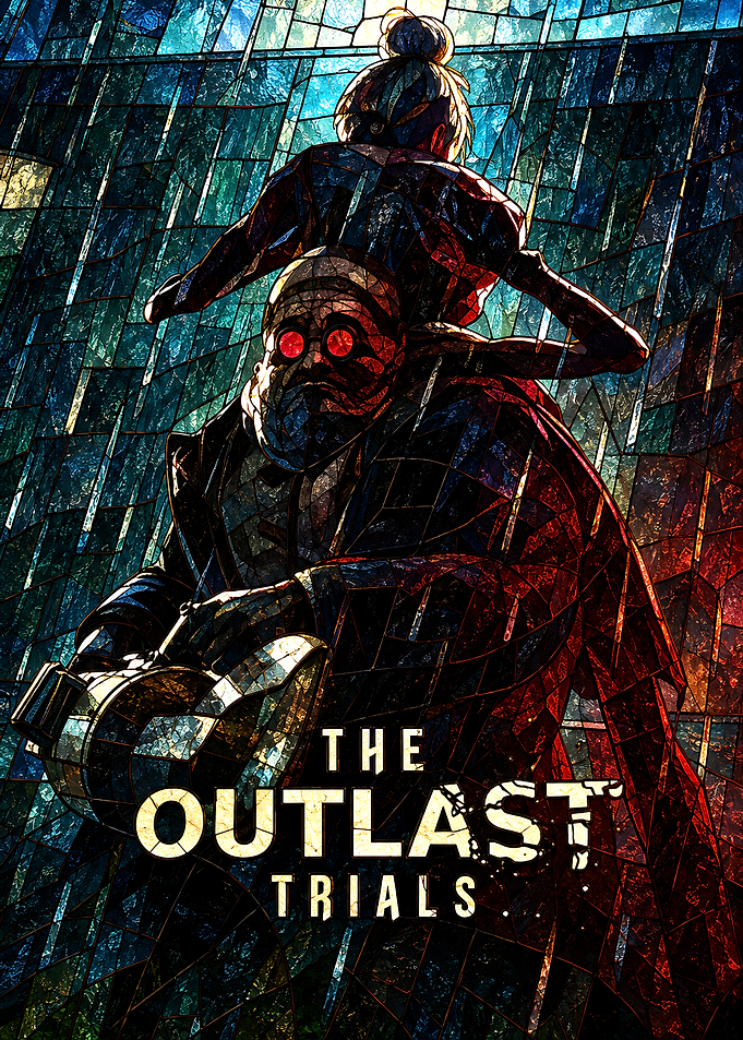 The Outlast Trials Stained Glass Poster