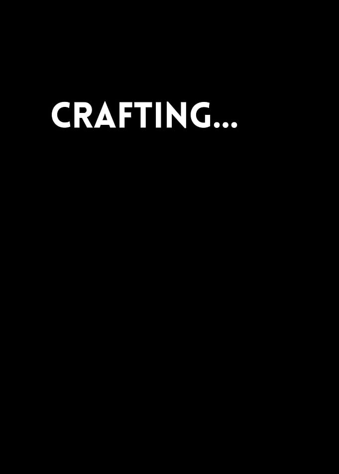 Crafting Text Art Poster