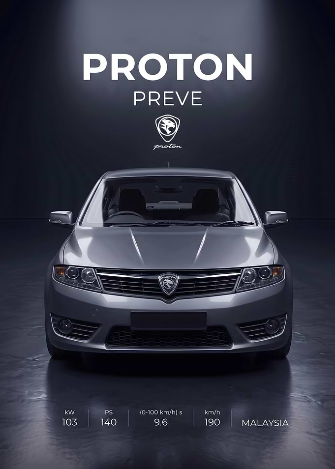 Proton Preve Car Promotional Poster
